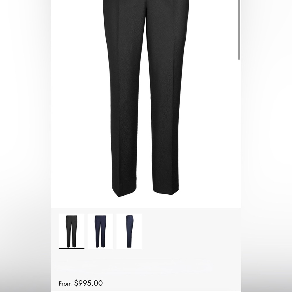 Marlowe Black Wool Dress Pants - Picture 10 of 10